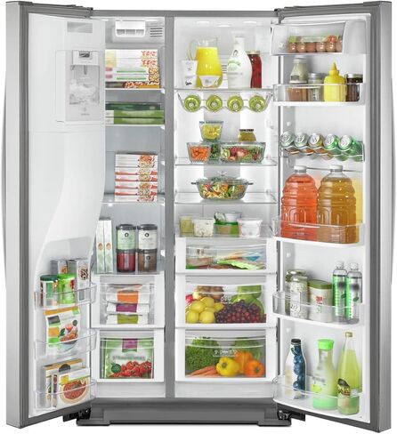 Kenmore Elite 51773 28 cu. ft. Side-by-Side Refrigerator with Accela Ice Technology in Stainless Steel in Kuwait