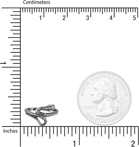 WithLoveSilver Sterling Silver Ouroboros Infinity Snake Serpent Adjustable Toe Ring in Saudi Arabia