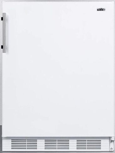 Summit Appliance FF61W Freestanding Residential Counter Height 24" Wide All-Refrigerator with Automatic Defrost Operation, Adjustable Glass Shelves, Adjustable Thermostat and White Exterior in Saudi Arabia