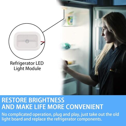B.ZSSY W10695459 Refrigerator LED Light Module Assembly Compatible with Whirlpool Maytag,Refrigerator LED Light Board Replaces W10843353,W11126053, W10660728, W10279030, W11205083 in Saudi Arabia