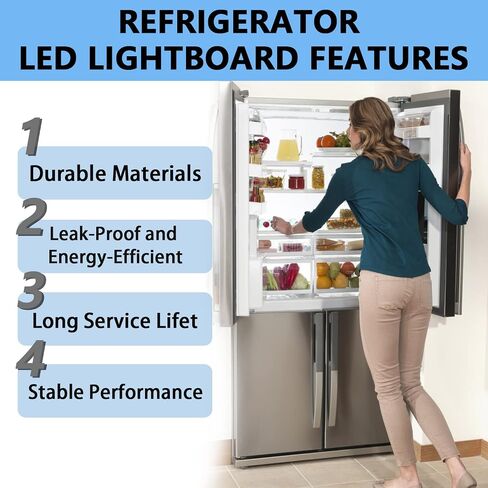 B.ZSSY W10695459 Refrigerator LED Light Module Assembly Compatible with Whirlpool Maytag,Refrigerator LED Light Board Replaces W10843353,W11126053, W10660728, W10279030, W11205083 in Saudi Arabia