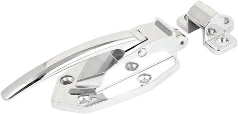 uxcell a15070100ux0269 Zinc Alloy Spring Loaded Walk In Freezer Cooler Door Latch Handle in Saudi Arabia