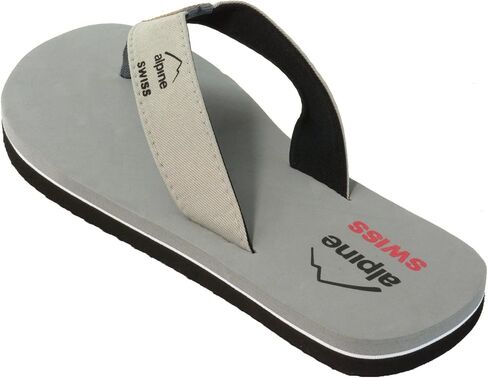 Alpine Swiss Mens Flip Flops Beach Sandals Lightweight EVA Sole Comfort Thongs in Saudi Arabia