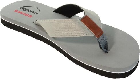 Alpine Swiss Mens Flip Flops Beach Sandals Lightweight EVA Sole Comfort Thongs in Saudi Arabia