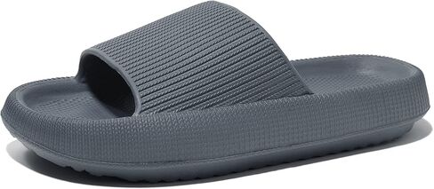 NewDenBer Cloud Slides Slippers for Women and Men Soft Cushioned Thick Sole Shower Bathroom Indoor Outdoor House Slide Sandals in Kuwait