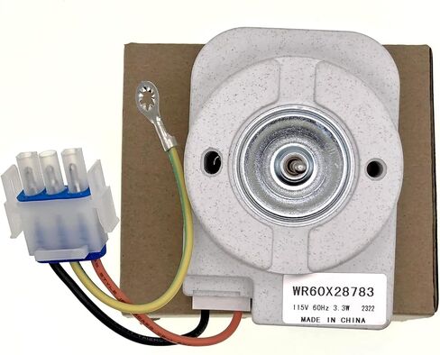 محرك مروحة مبخر الثلاجة WR60X28783 لشركة GE، يستبدل WR60X31522 WR60X23584، WR60X28784 AP6977246، WR60X10046، WR60X10072، (115 فولت 60 هرتز 3.3 وات) - ضمان 5 سنوات. in Saudi Arabia