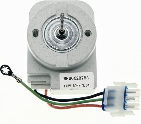 محرك مروحة مبخر الثلاجة WR60X28783 لشركة GE، يستبدل WR60X31522 WR60X23584، WR60X28784 AP6977246، WR60X10046، WR60X10072، (115 فولت 60 هرتز 3.3 وات) - ضمان 5 سنوات. in Saudi Arabia