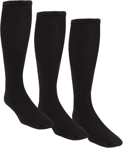 KingSize Men's Big & Tall Diabetic Over-the-Calf Extra Wide Socks 3-Pack in Saudi Arabia
