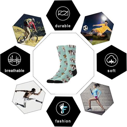 Mens Colorful Dress Socks, Floral Bernese Mountain Dog Gray, Women Funny Novelty Patterned Crazy Design Socks 1 Pair in Saudi Arabia