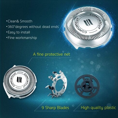 SH30 Replacement Head For Norelco Series 3000, Series 1000, Star Wars Shavers,ComfortCut blades,3 Shaving heads per packaging.（2 pack） in Saudi Arabia