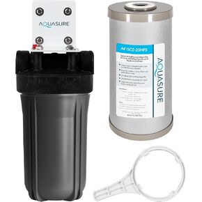 Fortitude V2 Series Triple Purpose Sediment/Carbon/Zinc Bacteria Inhibiting Water Treatment Filter - Small Size in Kuwait