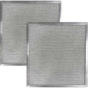 (2 Pack) Air Filter Factory Replacement For 06124, 99010219, S99010219, S06124-00, 1172759, 06124-00, AP5612653 Aluminum Mesh Grease Range Hood Filters 10-1/4 x 10-1/4 x 3/32 Inches in Saudi Arabia