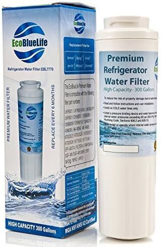 EcoBlueLife Replacement Water Filter, Compatible with Maytag UKF8001, EDR4RXD1, 4396395, Pur Filter 4, Kenmore 46-9005 in Saudi Arabia