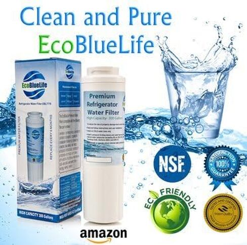 EcoBlueLife Replacement Water Filter, Compatible with Maytag UKF8001, EDR4RXD1, 4396395, Pur Filter 4, Kenmore 46-9005 in Saudi Arabia
