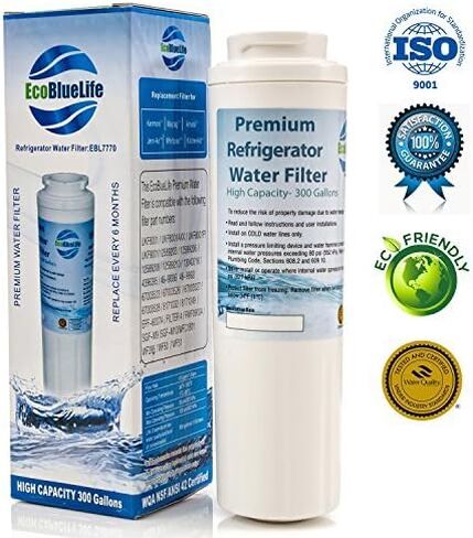 EcoBlueLife Replacement Water Filter, Compatible with Maytag UKF8001, EDR4RXD1, 4396395, Pur Filter 4, Kenmore 46-9005 in Saudi Arabia