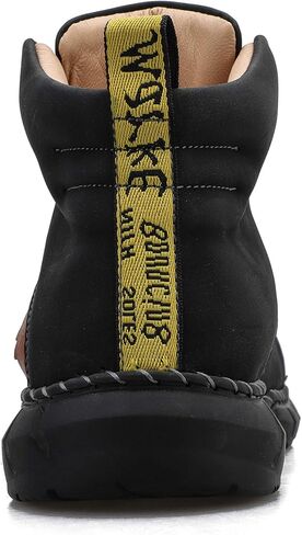 Honeystore Men's Boots Lace-up Booties British Plus Size Motorcycle Shoes in Kuwait