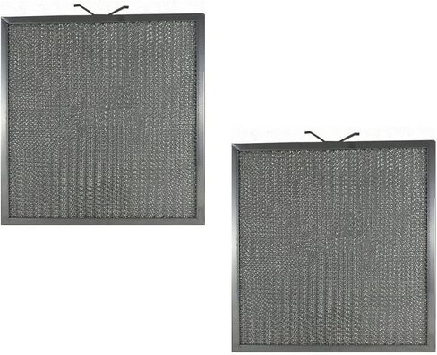 HASME 2-Pack Replacement Filter for Broan Replaces for 99010317 S99010317 Fits for BPQTAF WA6500 QT2000 WA65F BPQTF 11 1/4" x 11 3/4" x 3/8" in Kuwait
