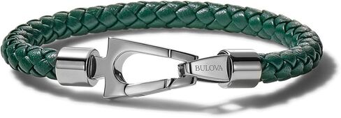 Bulova Mens Marine Star Leather Bracelet in Saudi Arabia