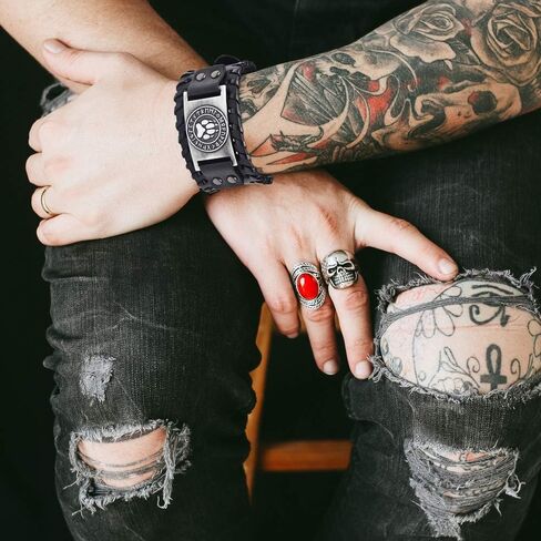 سوار فايكينج من TURTLEDOVE - سوار شمالي مع عقدة ثلاثية ثلاثية - مجوهرات وثنية من تاليسمان in Kuwait