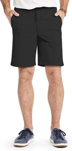 Hat and Beyond Mens Flat Front Summer Shorts Casual Twill Classic Skinny Fit Cotton Shorts in Kuwait