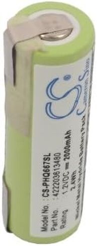 Replacement for Philips Norelco 6613X Norelco T900 Norelco T765 Norelco 7140XL 5810XL 5811XL 5814XL 5818XL HP2750 HQ6675 HQ6676 HQ6695 HQ851 HQC280 Battery in Kuwait