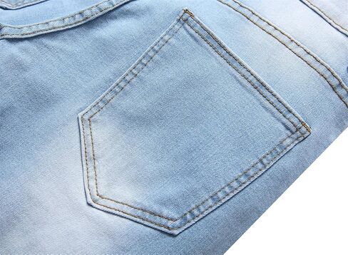 Grimgrow Men's Fashion Ripped Distressed Short Jeans Casual Slim Denim Shorts in Kuwait