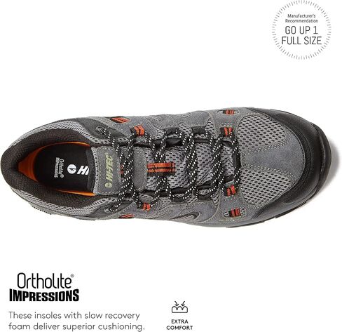 HI-TEC Apex Lite Low WP Waterproof Hiking Shoes for Men, Lightweight Breathable Outdoor Trekking and Trail Shoes in Saudi Arabia