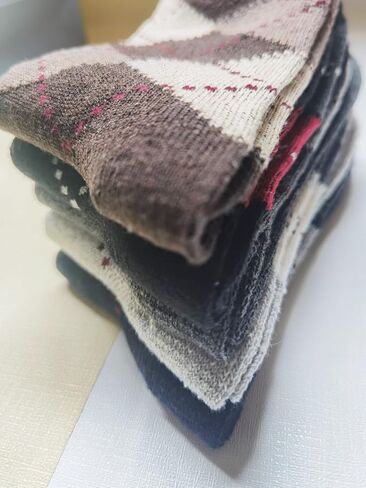 جوارب OYOANGLE للرجال مكونة من 5 أزواج من الجوارب الرياضية الكاجوال ذات الألوان الهندسية in Kuwait