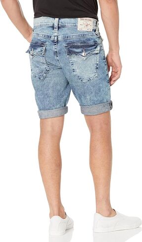 شورت داني ذو حافة ملفوفة بإبرة واحدة للرجال من True Religion in Kuwait