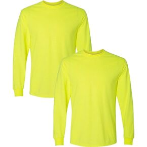 تي شيرت رجالي طويل الأكمام للكبار من Gildan، عبوة من قطعتين in Kuwait