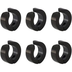 Anime Man Chainsaw Yoshida Hirofumi Cosplay Earrings Titanium Steel Black Ear Clips Jewelry Halloween Costume Prop Gift in Kuwait