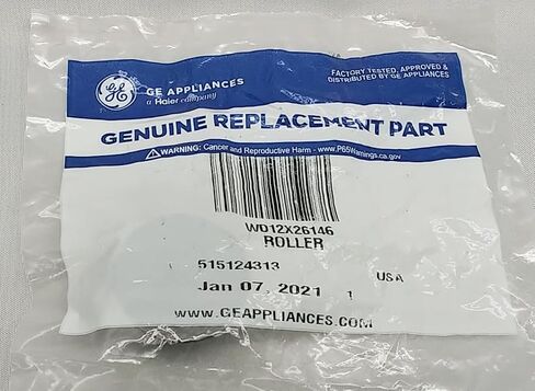 WD12X10435 Dishwasher Lower Dishrack Roller Wheel - New - Genuine OEM - AM 1-5-4 e - EA221124 in Saudi Arabia