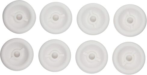 8-Pack WD35X21038 Lower Rack Wheel Kit Replacement for General Electric GSD2200G02WW Dishwasher - Compatible with WD35X21038 Lower Rack Roller Wheel - UpStart Components Brand in Saudi Arabia