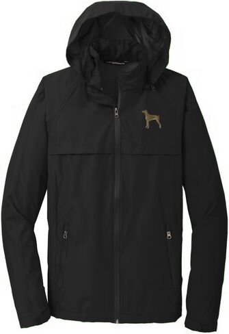 German Short-Haired Pointer Men's Rain Jacket in Saudi Arabia