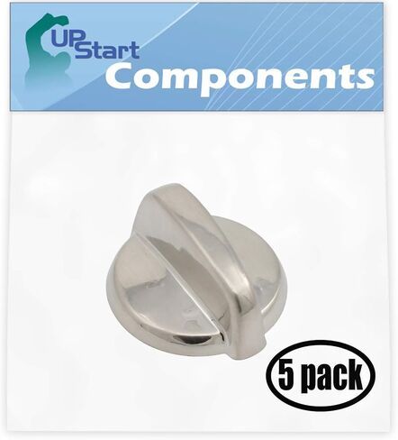 5 Pack Replacement Control Knob WB03T10284 Stainless Steel Finish for General Electric JB700SN1SS Range in Saudi Arabia