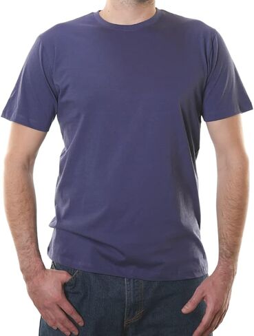 Organic Signatures Crewneck 100% Certified Organic Cotton, Soft Shirts for Men in Saudi Arabia