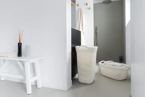 Curver Knit Rectangular Clothes Box, White, 57 Litre in Kuwait