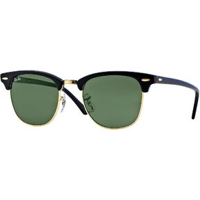 Ray-Ban RB3016 CLUBMASTER Sunglasses For Men For Women+ BUNDLE with Designer iWear Eyewear Care Kit