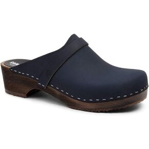 Sandgrens Swedish Handmade Wooden Clog Mule | Malmö