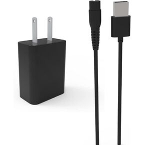 شاحن بديل 5 فولت لمحول التيار المتردد لماكينة الحلاقة الكهربائية من ميريديان مع كابل شحن بطول 5 أقدام وسلك طاقة in Kuwait