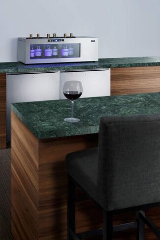 Summit STC6 36 Open Wine Cooler with 6 Bottle Capacity Commercially Approved Digital Thermostat Temperature Alarm LED Lighting Temperature Memory Function in Stainless Steel in Saudi Arabia
