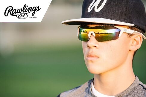 Rawlings R1801 Adult Shield Sport Baseball Sunglasses Lightweight Durable Scratch Resistant in Kuwait