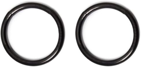BodyJewelryOnline Sold in Pairs - 16ga-3/8(10mm) Seemless Segment Ring I.P. Coated 316L Surgical Steel Great for Nose, Ears, Septum, Eyebrow, Cartilage, Lip - 7 Colors to Choose from (Gold) in Saudi Arabia