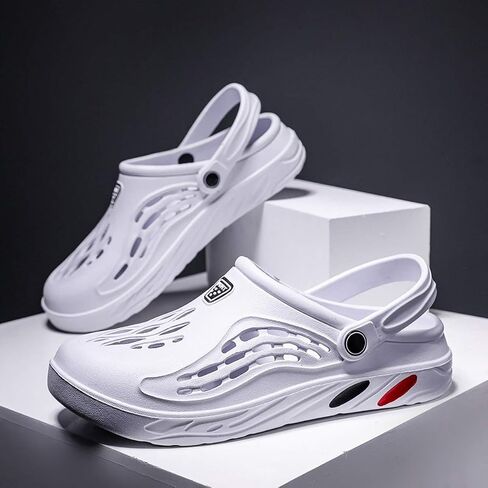 LIBINXIF Men's Plus Size Garden Clogs Shoes Women Large Beach Slippers Breathable Shower Footwear Sandals Water Walking Shoes in Kuwait