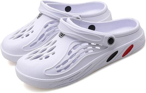 LIBINXIF Men's Plus Size Garden Clogs Shoes Women Large Beach Slippers Breathable Shower Footwear Sandals Water Walking Shoes in Kuwait