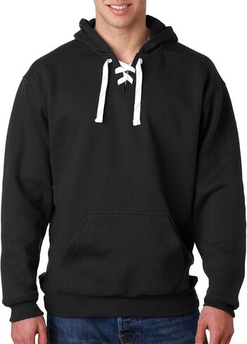 J. America Adult Sport Lace Hooded Sweatshirt in Kuwait