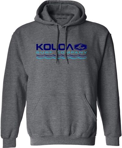 Koloa Surf Mens Endless Waves Logo Pullover Hoodies in Small - 5X-Large in Saudi Arabia
