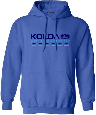 Koloa Surf Mens Endless Waves Logo Pullover Hoodies in Small - 5X-Large in Saudi Arabia