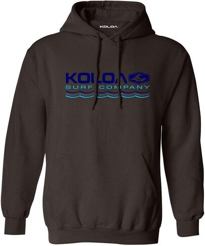 Koloa Surf Mens Endless Waves Logo Pullover Hoodies in Small - 5X-Large in Saudi Arabia