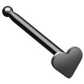 Covet Jewelry Colorline Steel Heart Nose Stud Ring in Saudi Arabia